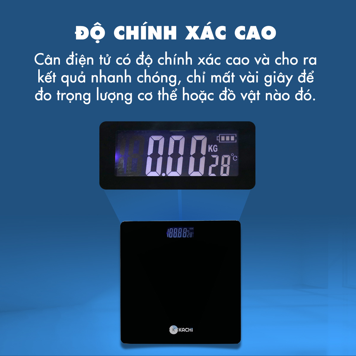 Cân Điện Tử thông minh Kachi MK315 - Hàng chính hãng