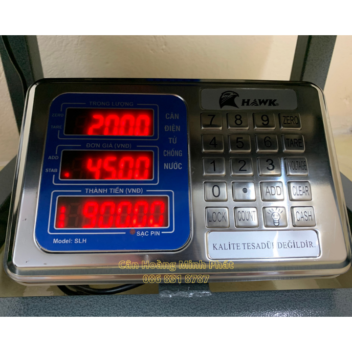 Cân Điện Tử Ghế Ngồi Chống Nước HAWK 100kg/150kg/300kg