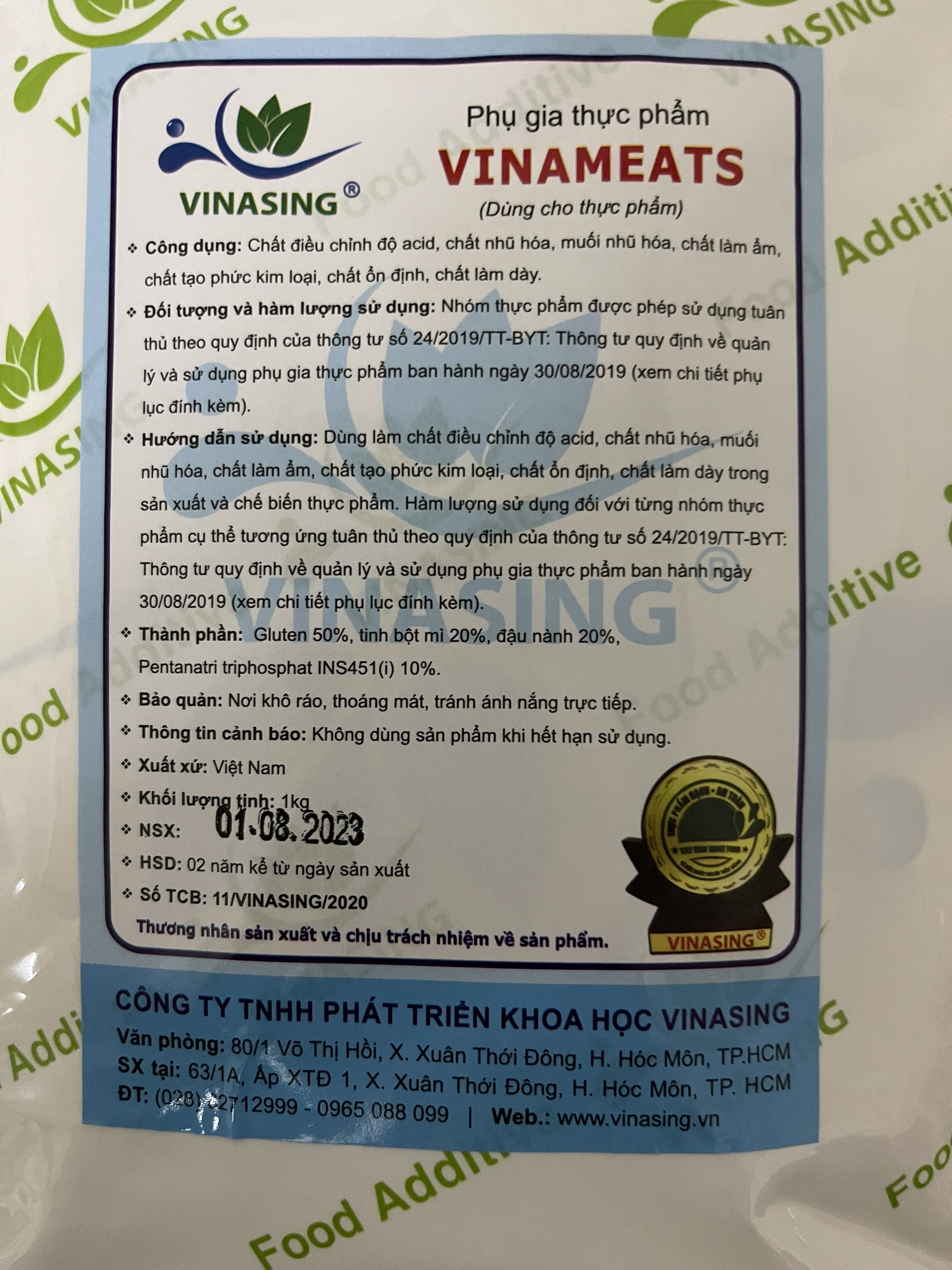 Phụ gia tạo dai VINAMEATS