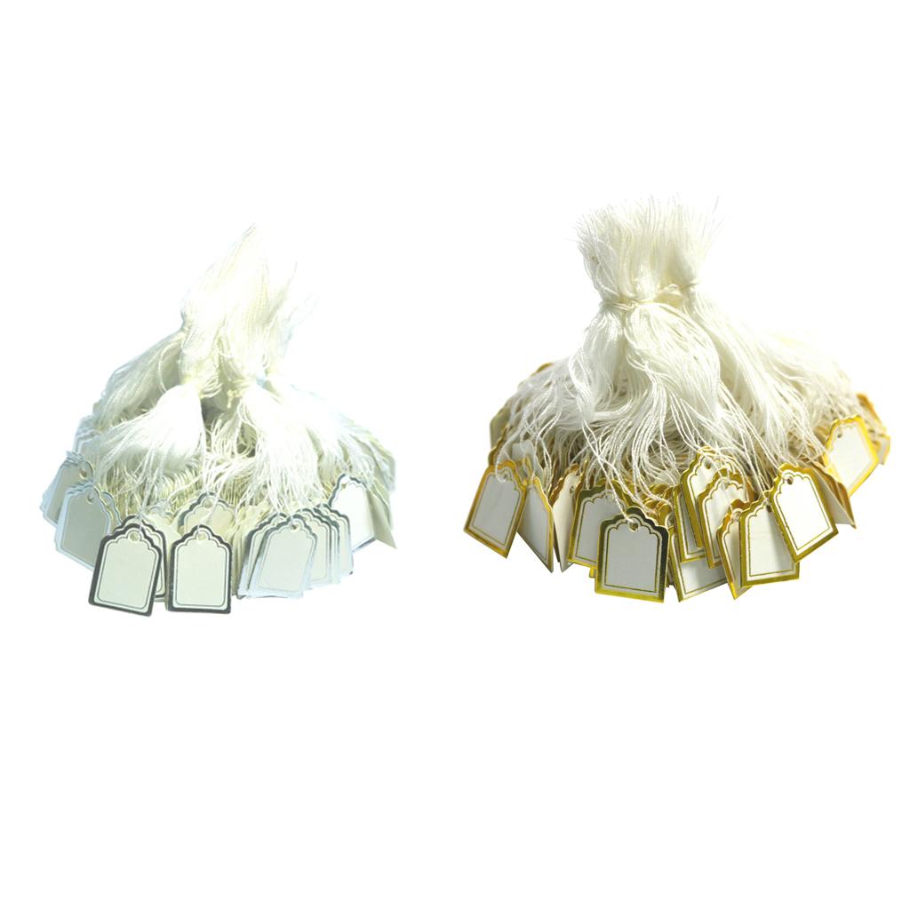 1000 Miếng Dây Treo Nhãn Cột Trên Trang Sức Hiển Thị Giá Quần Áo Thẻ