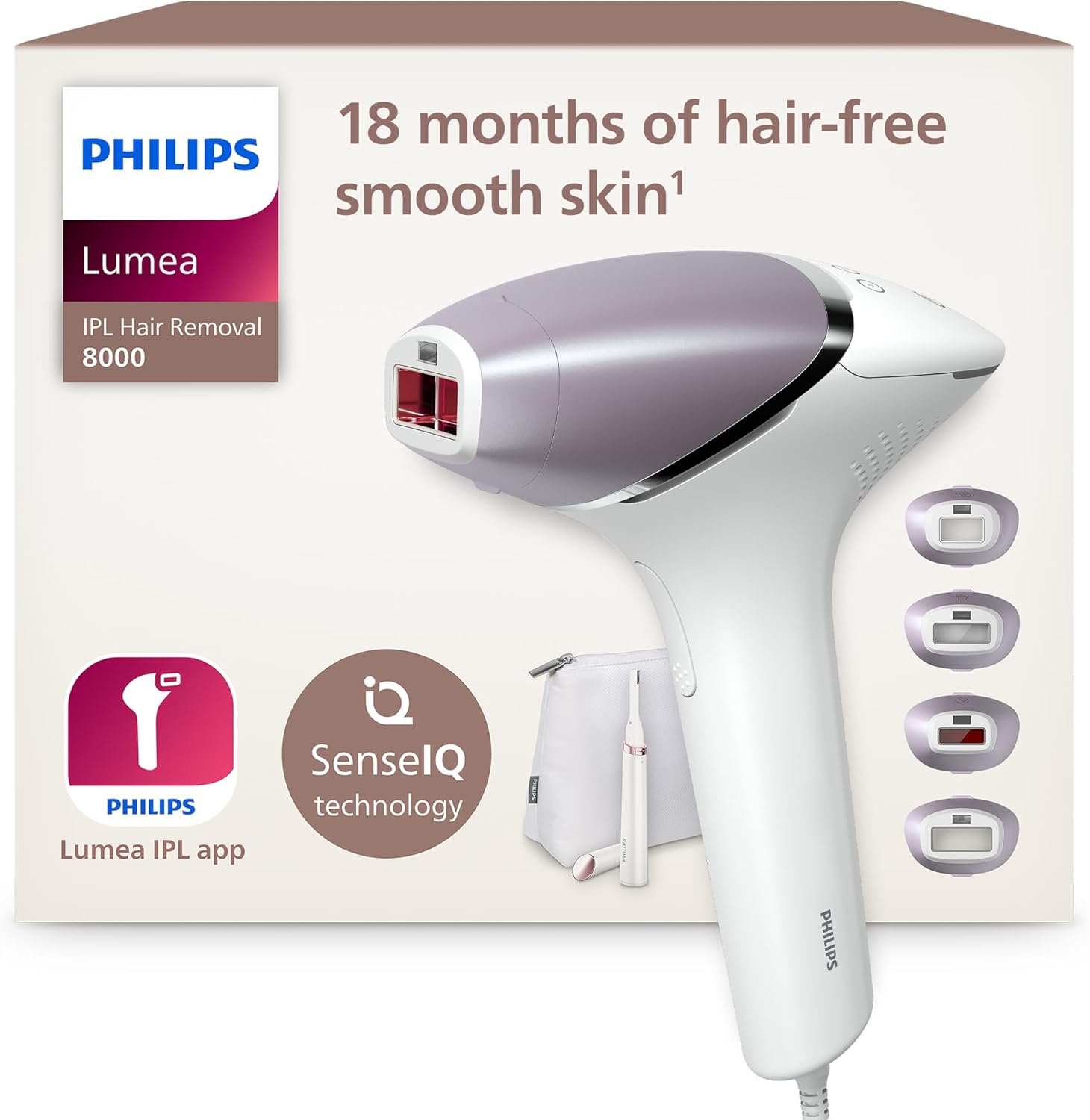 Máy triệt lông IPL Philips Lumea Prestige 8000 Seris BRI949 hàng chính hãng