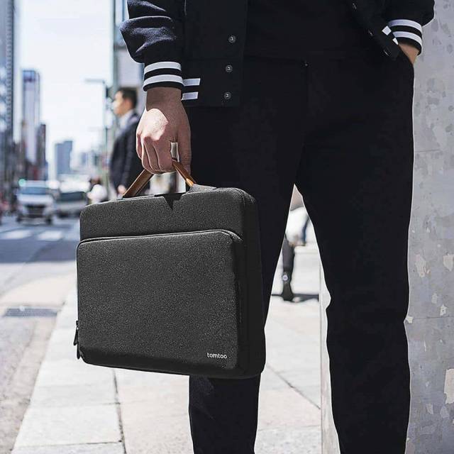 Túi Xách Chống Sốc Tomtoc Briefcase Macbook Pro 13” - Black