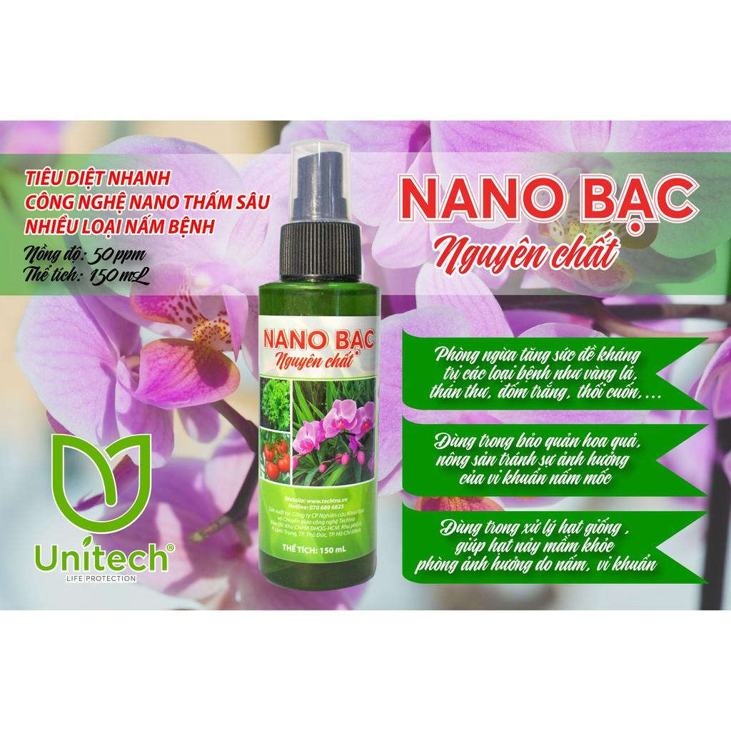 Chai xịt nano bạc nguyên chất Unitech 50ppm