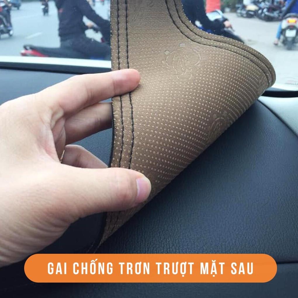 Thảm taplo Accent 2018-2022 - da vân carbon cao cấp