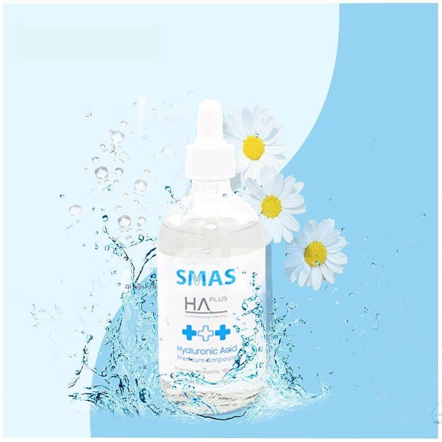 HÀNG NHẬP KHẨU - Tinh Chất Serum SMAS HA Plus - Hyaluronic Acid Premium Ampoule Cấp Ẩm Làm Trắng Sáng Da Cấp Nước 100ml