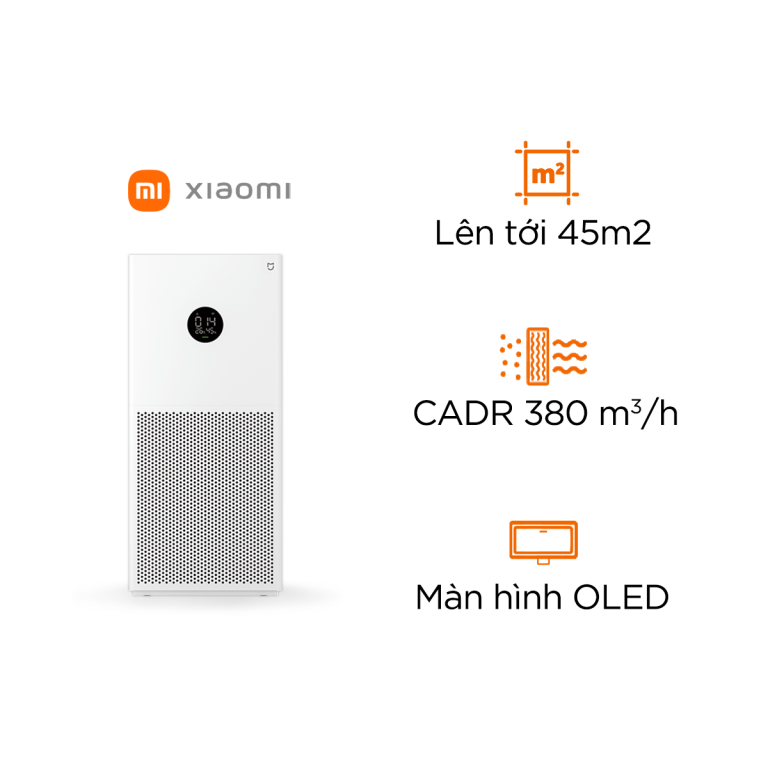 Máy lọc không khí chính hãng Xiaomi 4 Lite- Hàng nhập khẩu