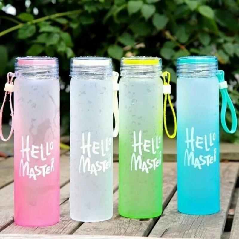 SỈ 8,5K -Bình Nước Thủy Tinh Hello Master 480 ml