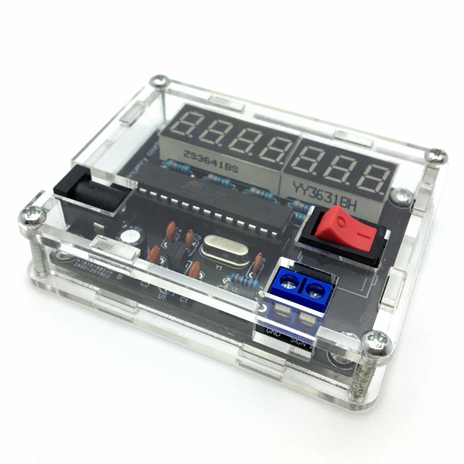 Frequency Tester 0.000 001Hz Resolution with Acrylic Case Oscillator Tester