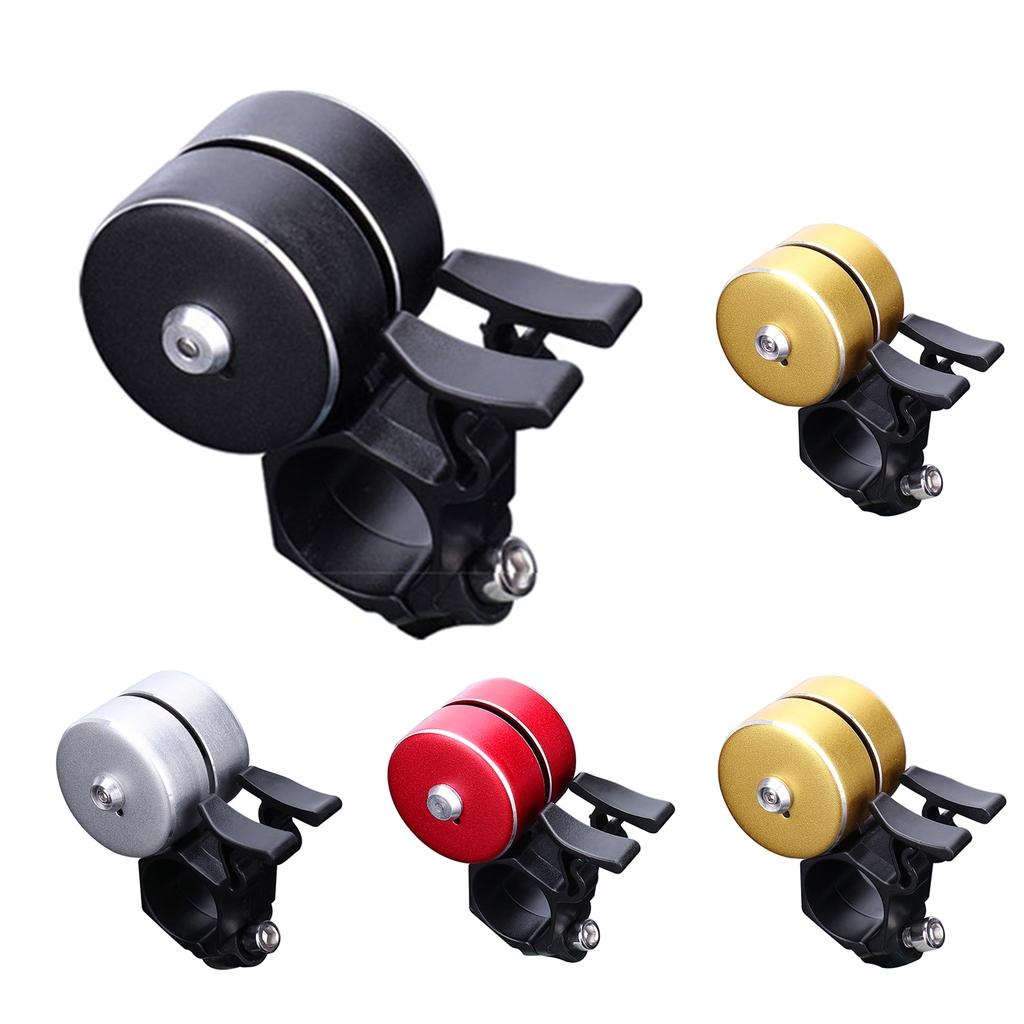 Double Bell Bicycle Ring Bell Bike Handlebar Alarm Horn Ring Black