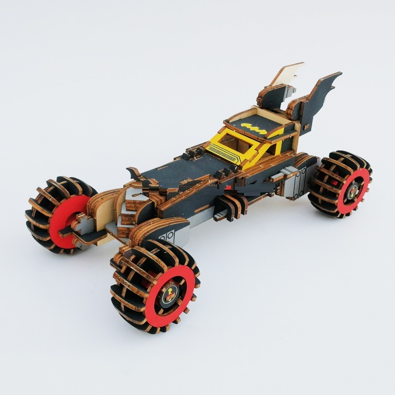 Đồ chơi lắp ráp gỗ 3D Mô hình Siêu Xe người Dơi Bat Mobile