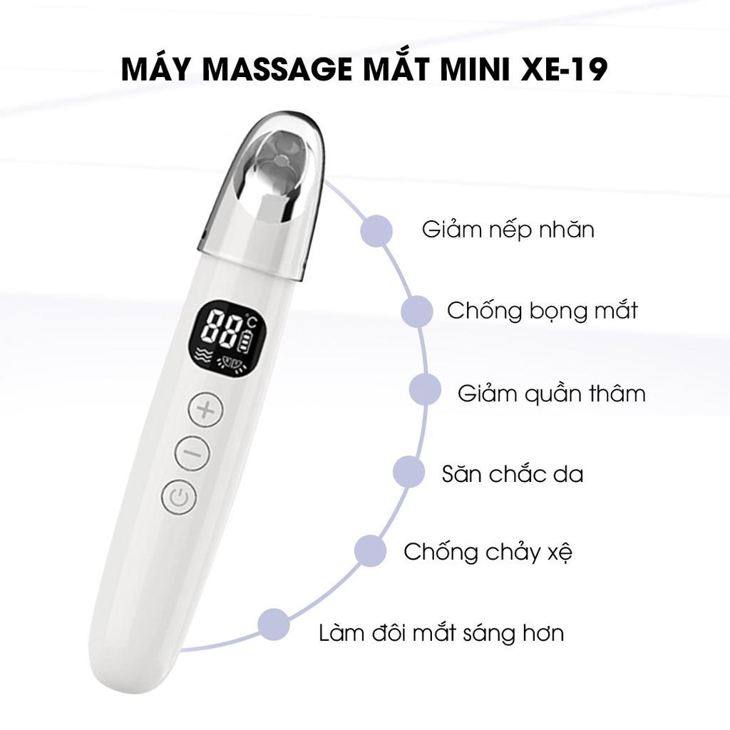 Máy Massage Mắt Giảm Nếp Nhăn, Quầng Thâm, Bọng Mắt JOOU XE19 - Công nghệ Ánh sáng Xanh/Đỏ - 5 chế độ Massage - Rung vi mô 12000rpm - Công nghệ Nhật Bản