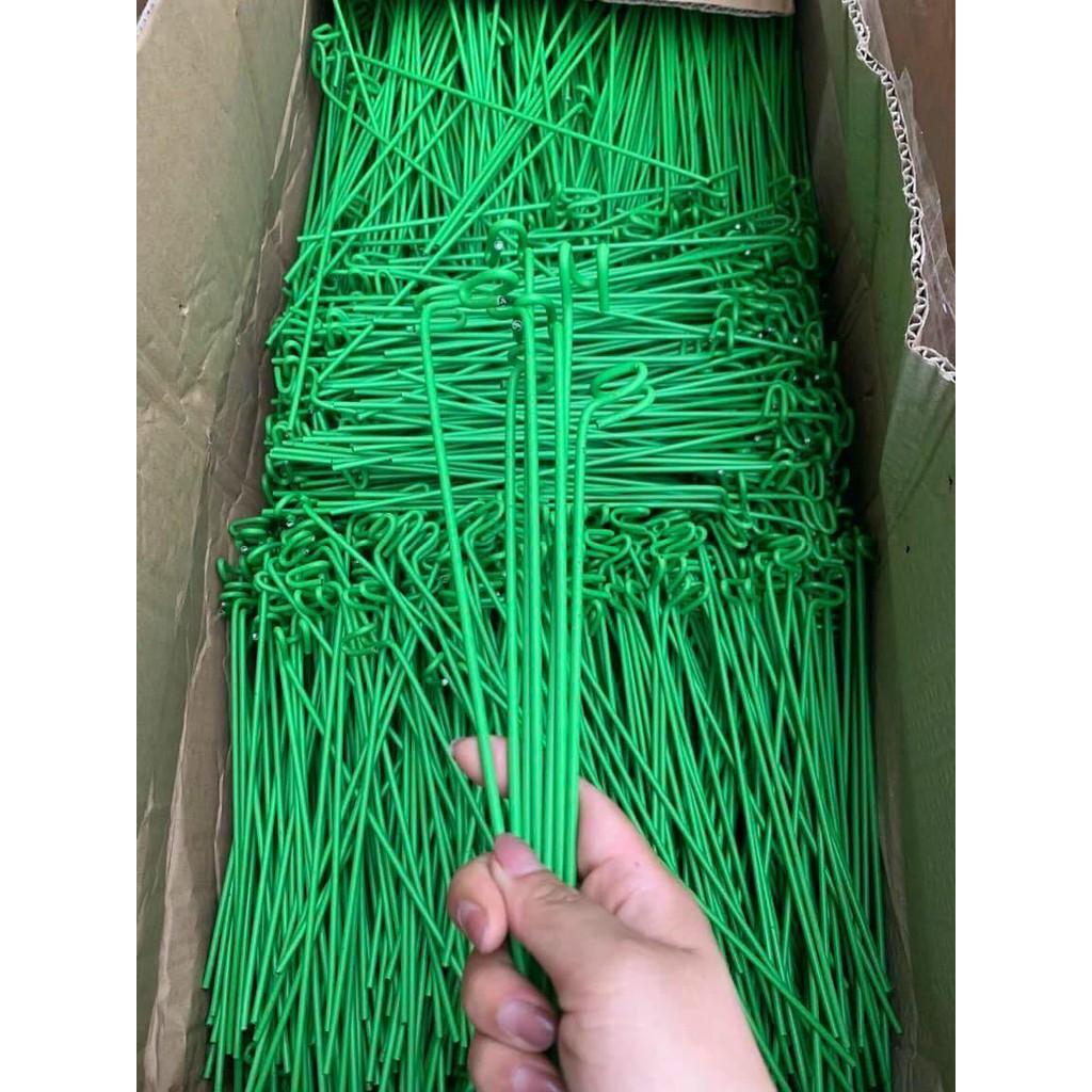 Que kẹp chậu giữ lan - nẹp chậu - ghim chậu loại chưa uốn độ dài 28-30cm