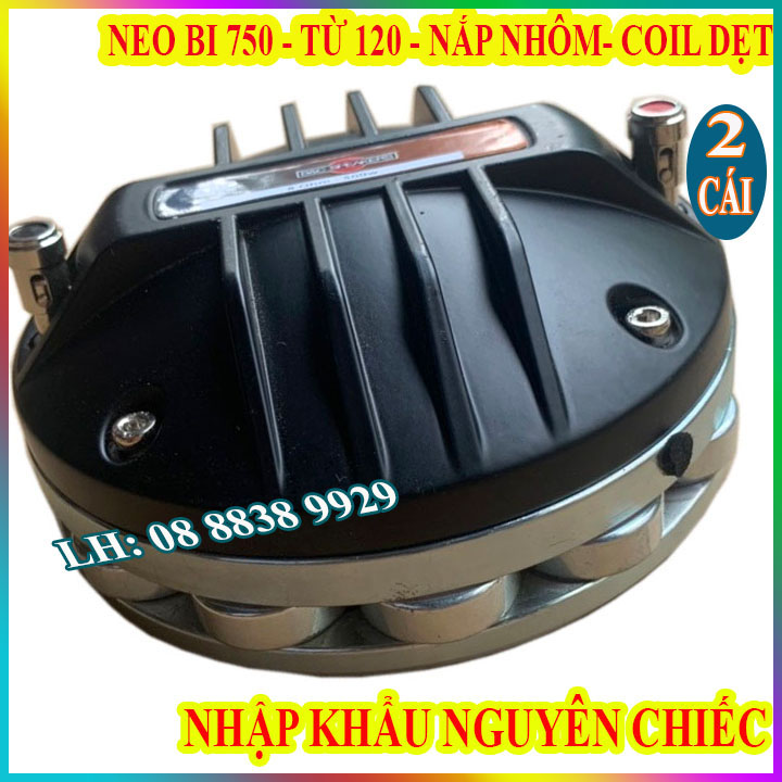 CẶP CỦ TREBLE NEO BI 850 DK COIL 75 DẸT CAO CẤP - TREBLE SỰ KIỆN TỪ NEO HÀNG NHẬP KHẨU- GIÁ 2 LOA