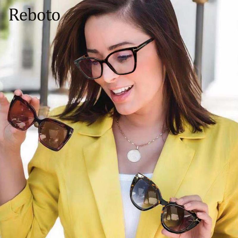 Nữ Chống Ánh Sáng Xanh Dương Gọng Mới Nam Châm Kính Mát Nữ Nhà Thiết Kế Thời Trang 2 Trong 1 Kính Mát Đơn Thuốc Kính