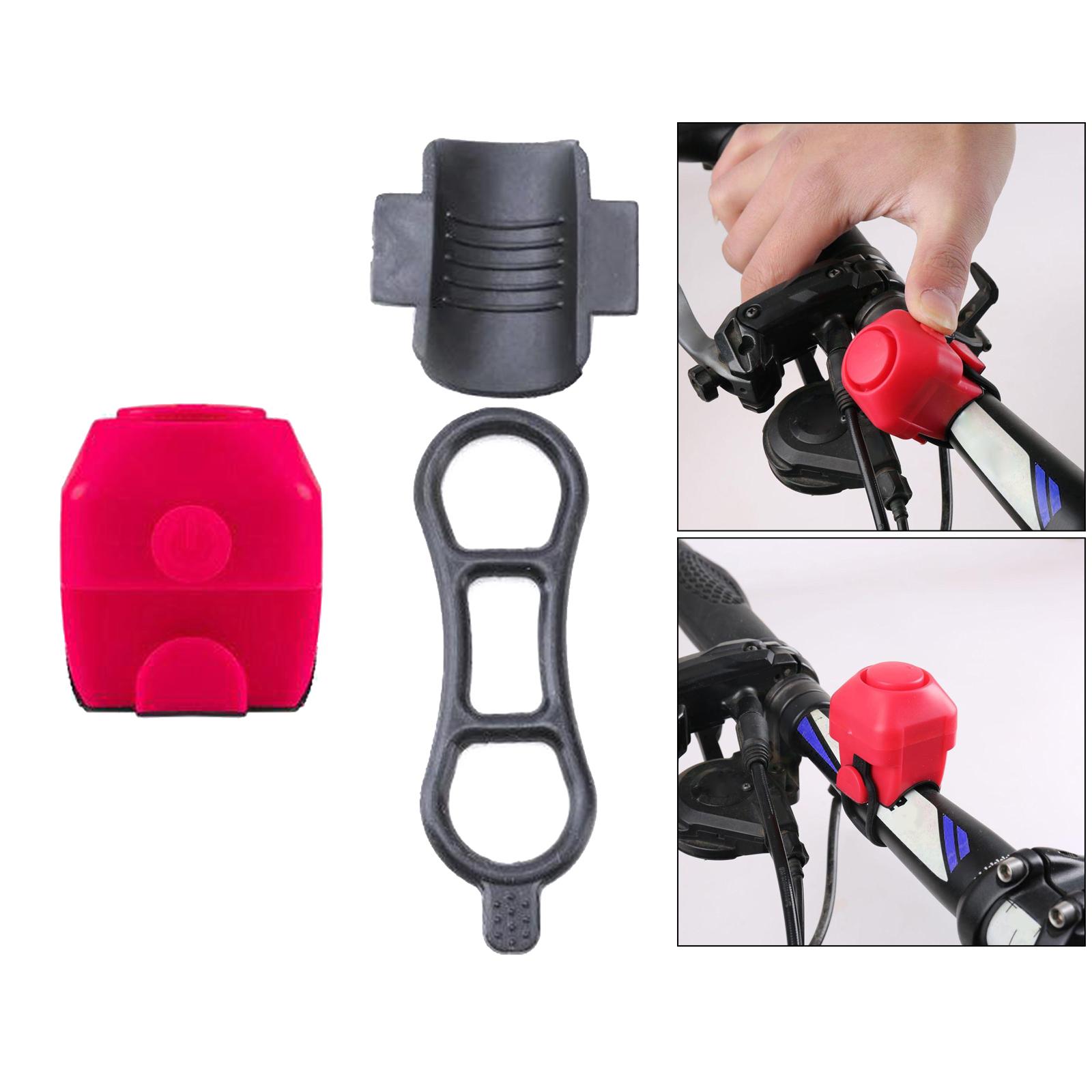 Silicone Electric Bike Horn MTB Road Bicycle Ring Tricycle Bell Hooter