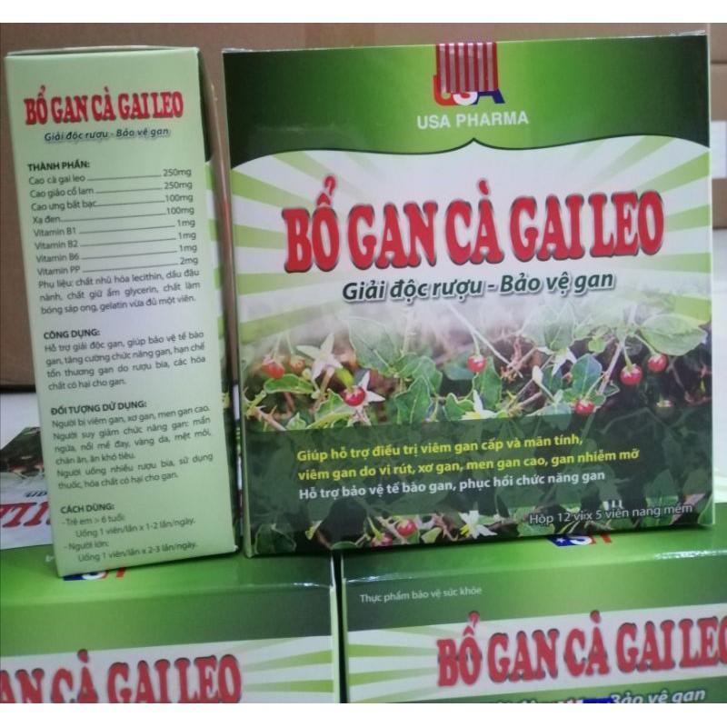 Viên uống iải độc gan, bảo vệ tế bào gan, hộp 60 viên.