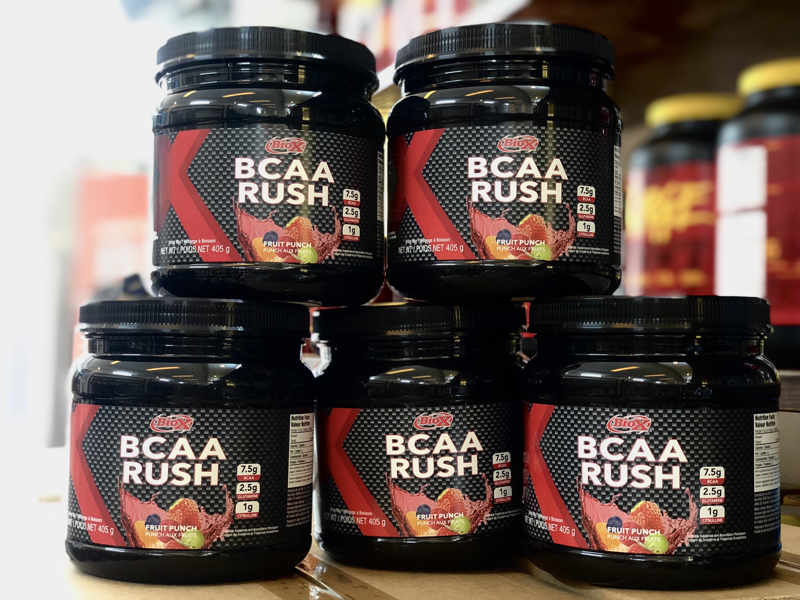 Thực Phẩm Tăng Sức Bền BCAA RUSH BioX Hộp 405g