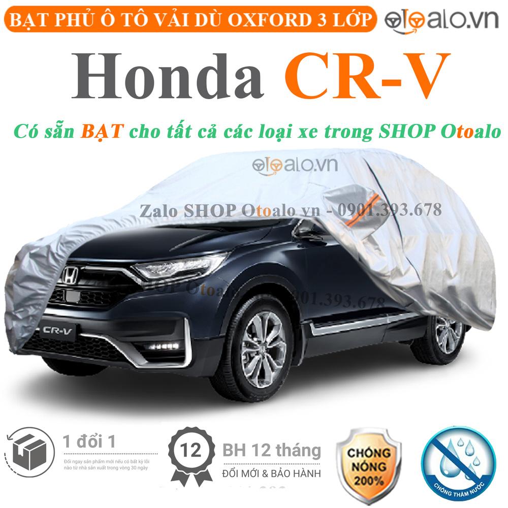 Hình ảnh Bạt che phủ xe ô tô Honda CRV vải dù 3 lớp CAO CẤP BPXOT - OTOALO