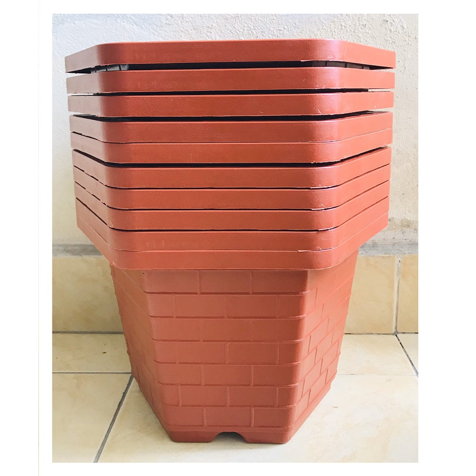 10 Chậu Nhựa Trồng Cây Cảnh, Hoa FA-350 Bình Thuận Plastics