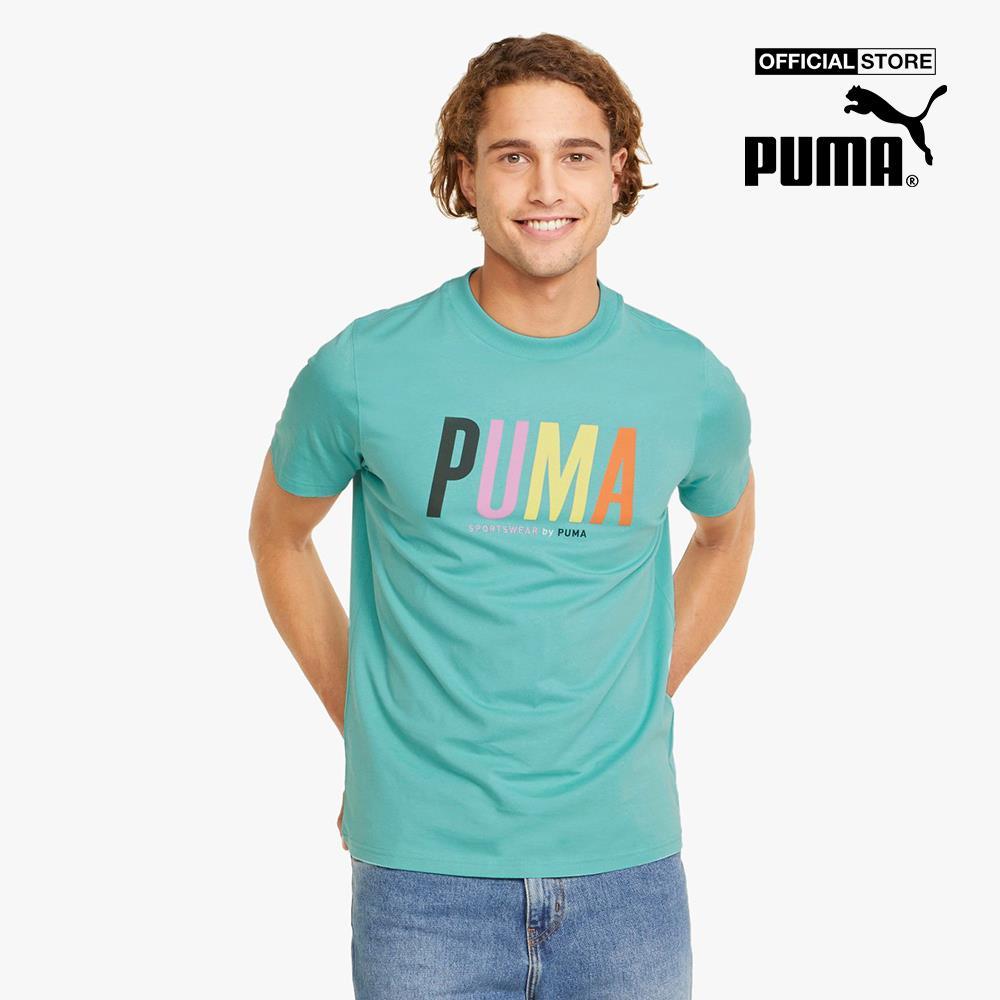 PUMA - Áo thun nam ngắn tay cổ tròn Sportswear by PUMA Graphic 533623