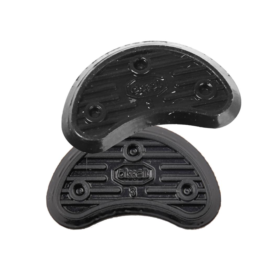 10 Pairs Heel Tips Taps Stick on Sole Repair Replacement High Heel Shoe Care