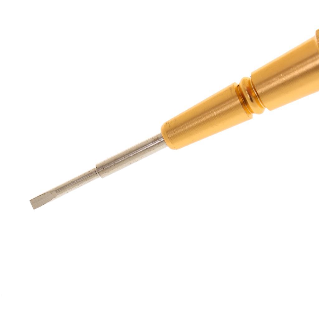 Stainless Steel Slot Flat Head Eyeglass Glasses Screwdriver Watch Repair Kit