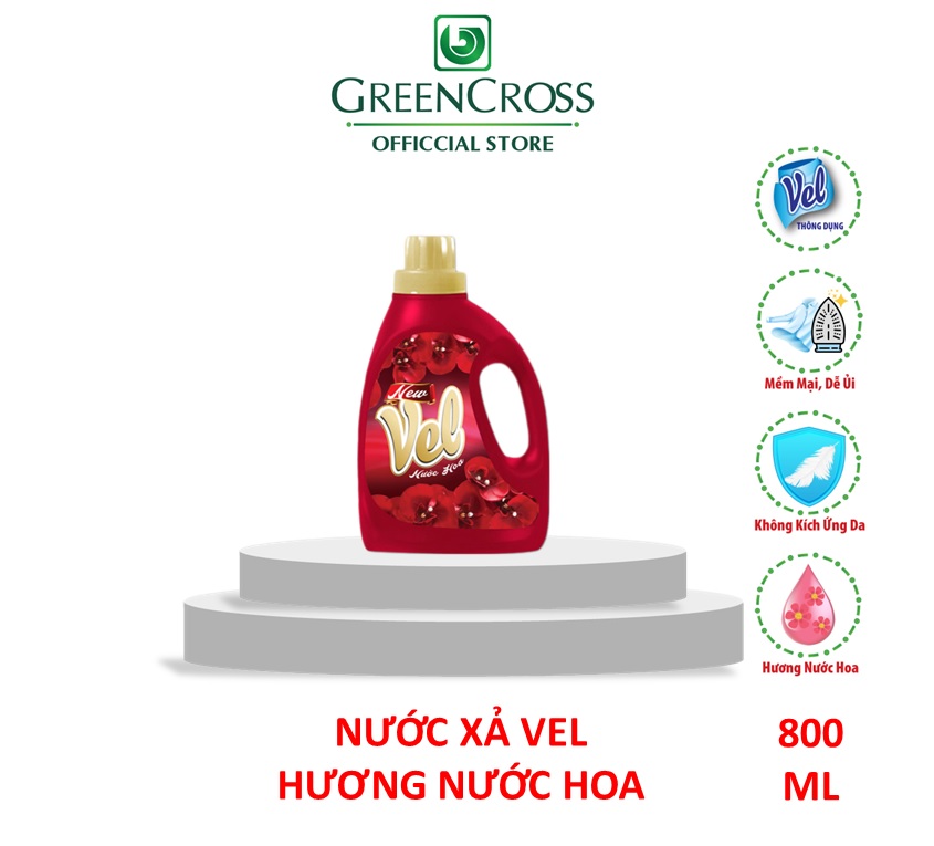 Nước xả Vel 800ml - Mềm vải lưu hương