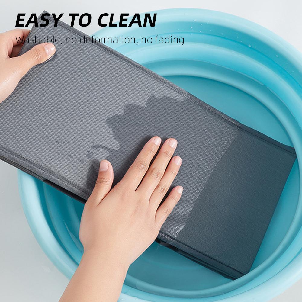 Hộp lưu trữ quần áo nhiều ngăn có thể gập và giặt lại tiện dụng