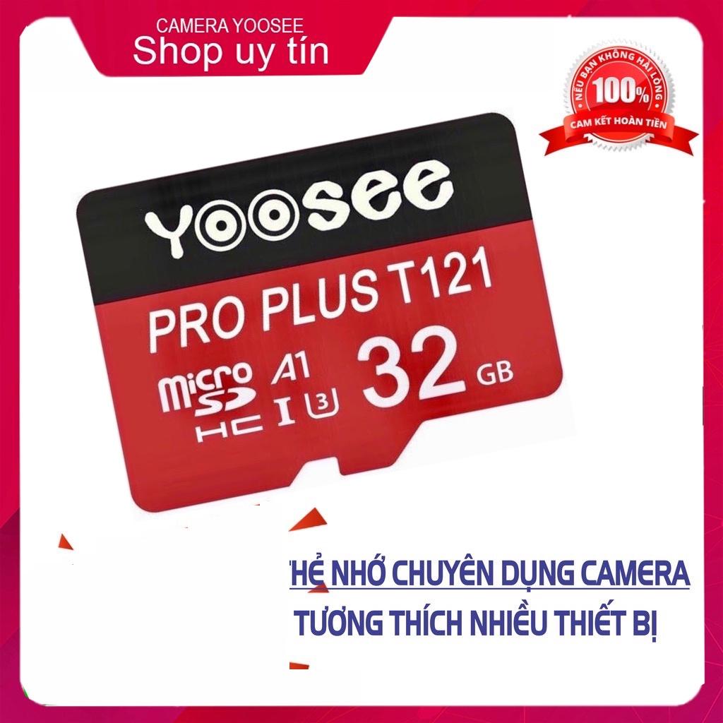 Thẻ Nhớ MicroSDHC Yoosee Pro Plus 64GB và 32GB A1 U3 4K R95MB/s W45MB/s - Chuyên Camera Và Điện Thoại