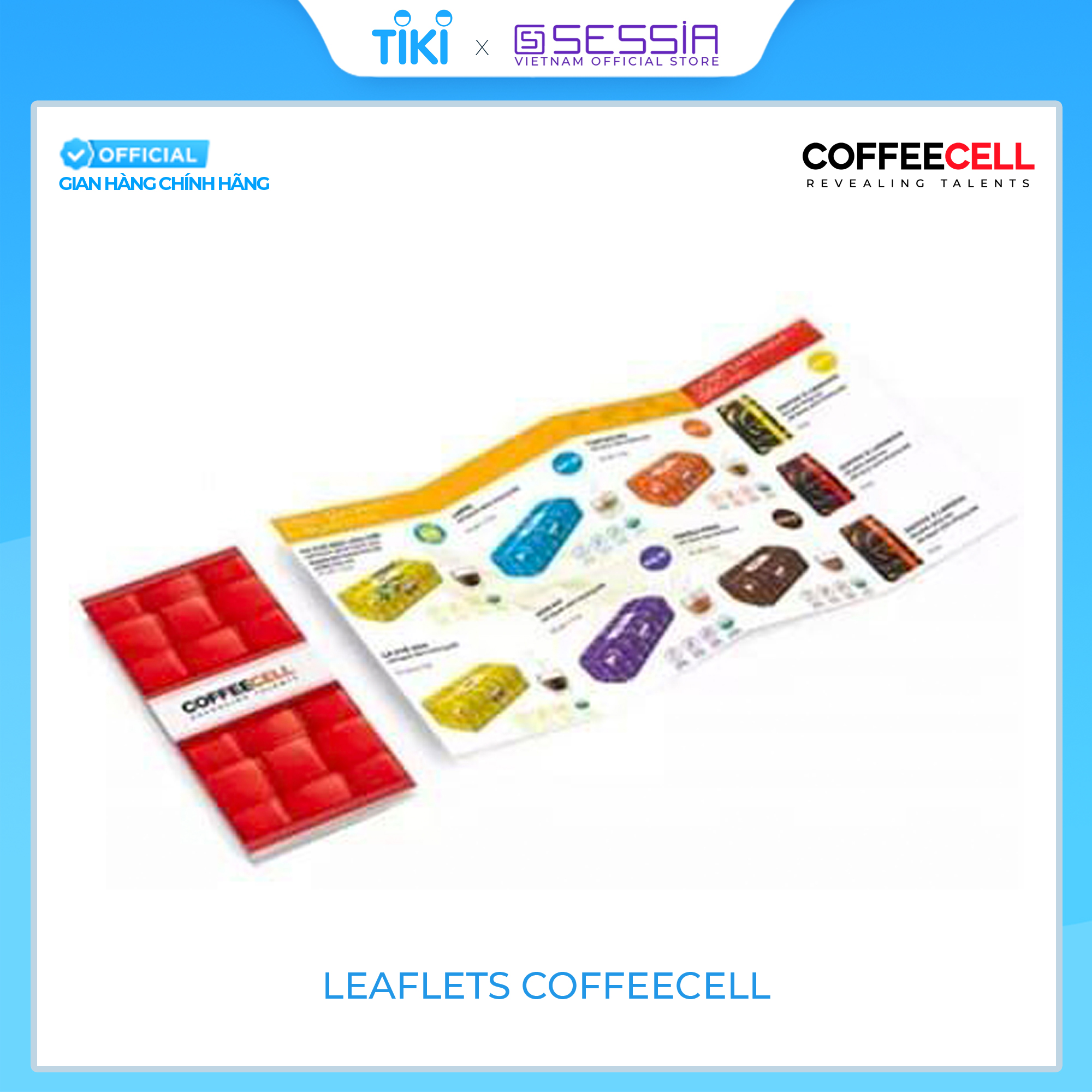 Combo 5 Bộ Tờ Rơi Leaflets Catalogue Bộ Sưu Tập Cà Phê Nhân Sâm - COFFEECELL - Thiết kế đặc sắc và đẹp mắt - Hàng Chính Hãng