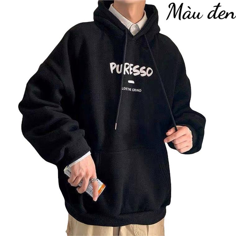 Free Ship - Áo Khoác Nỉ Hoodie PURBSSO KNN36 - KNN36 - Đen