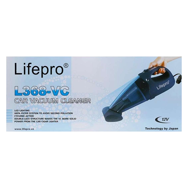 Máy Hút Bụi Trên Ôtô Lifepro L368-VC (Đen)