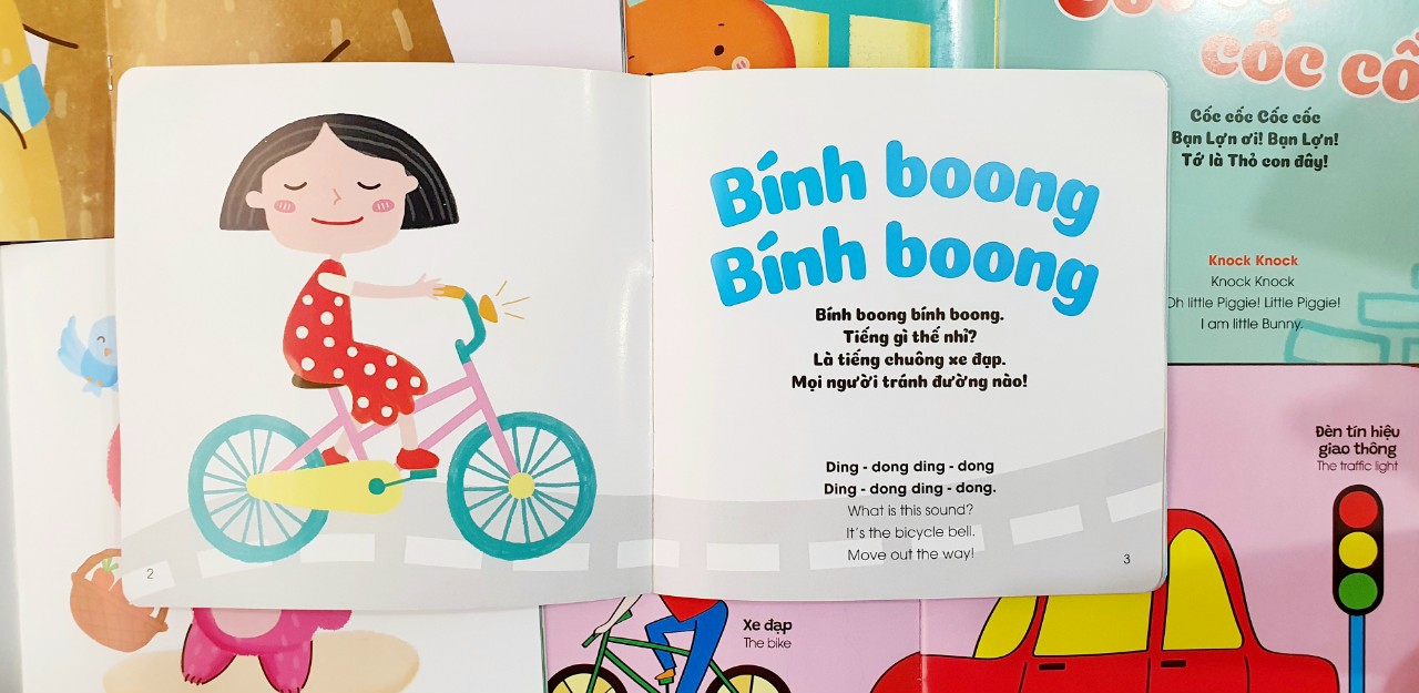 Ehon song ngữ Anh - Việt - Bộ sách nuôi dưỡng tâm hồn bé 0 - 6 tuổi - Kèm file nghe