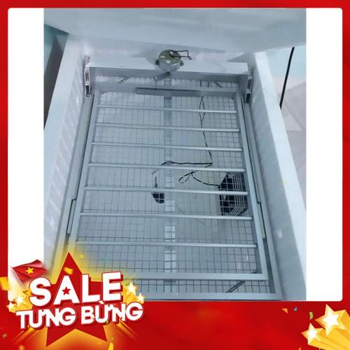 khay đảo trứng bồ câu -chim cút tự động 80-90trứng khay nhôm cao cấp