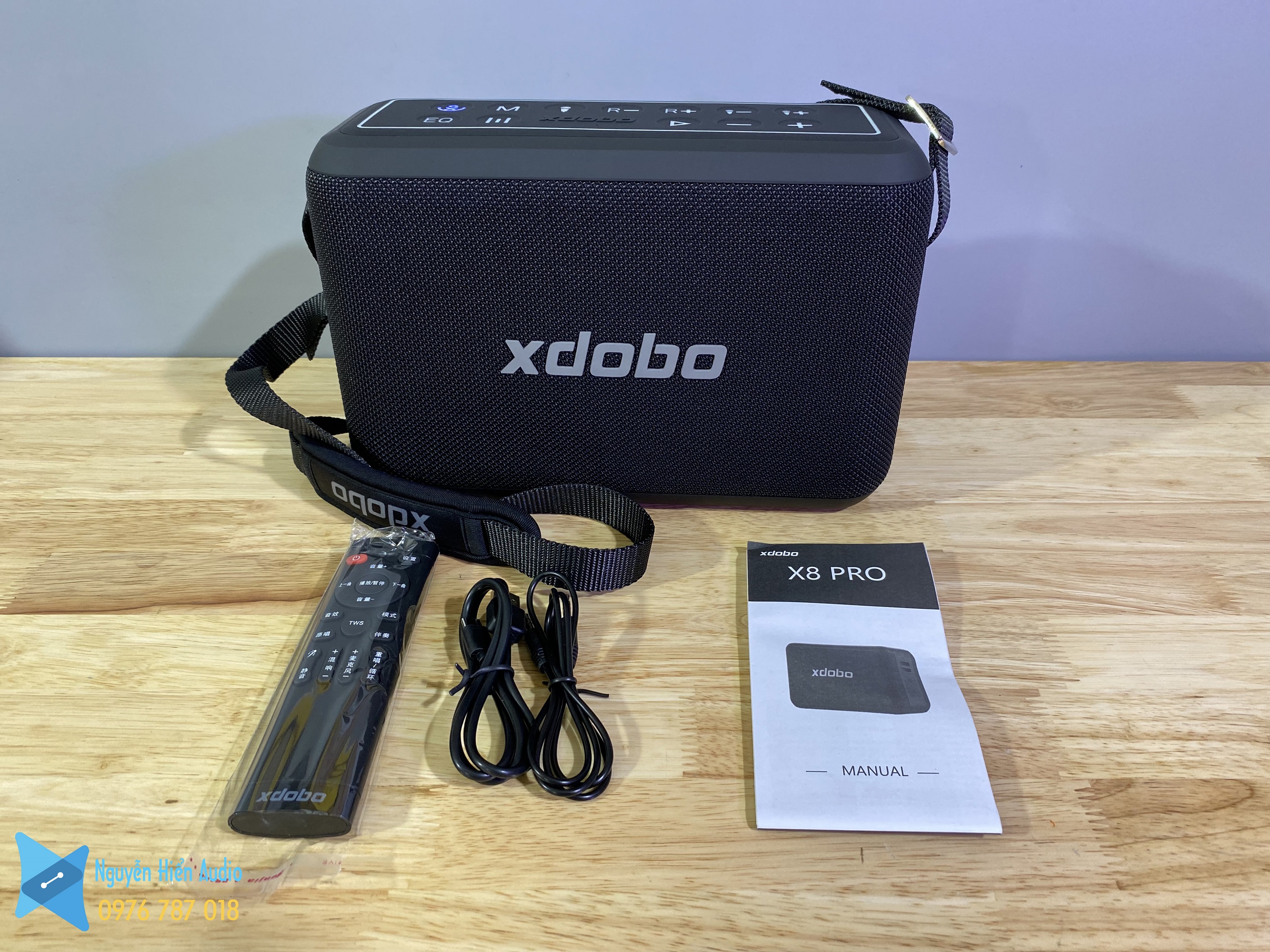 Loa Xdobo X8pro 120W Bluetooth 5.2 nghe nhạc và hát karaoke di động