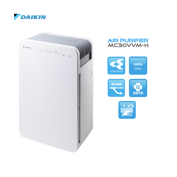 Máy lọc không khí Daikin MC30VVM-A/H Diện tích 25m2, Lọc bụi mịn 2.5PM, khử mùi, diệt khuẩn - Hàng chính hãng