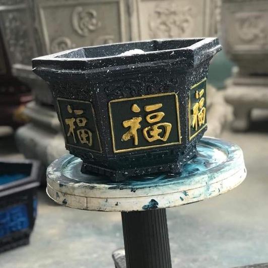 Khuôn đúc chậu cảnh lục giác 20