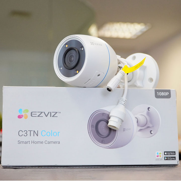 Camera WiFi Colorvu 2MP EZVIZ C3TN Color hàng chính hãng