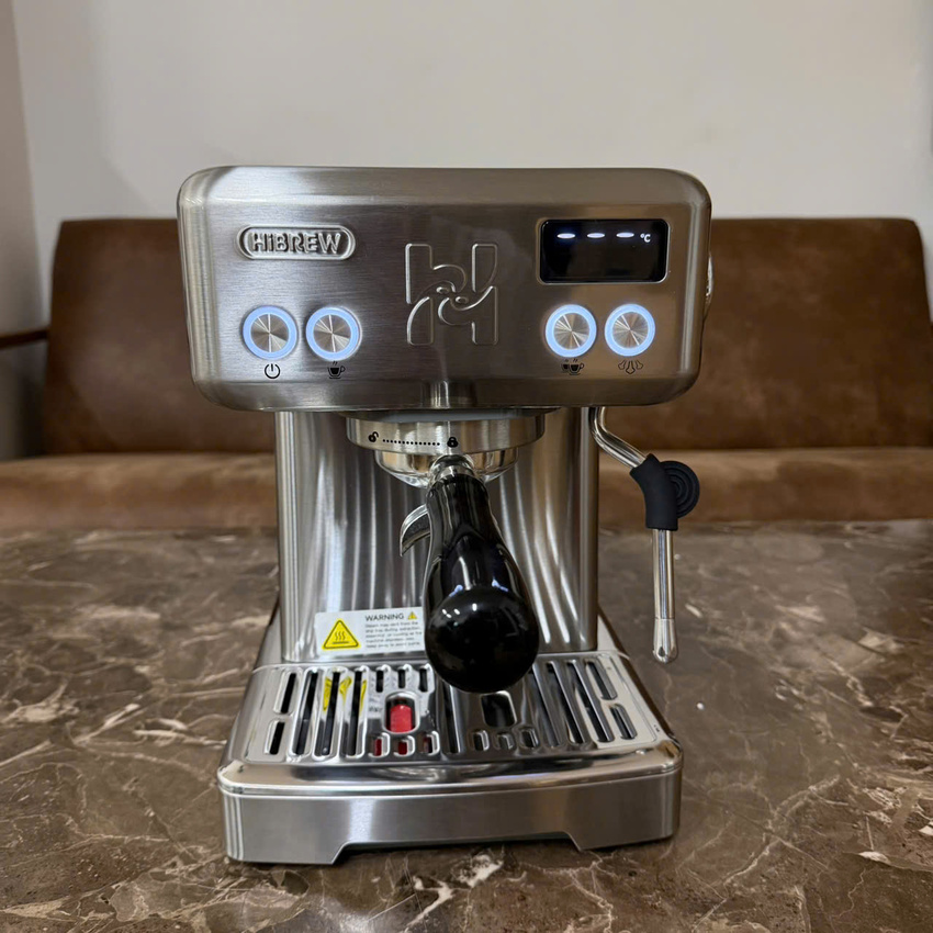 Máy pha cà phê chuyên nghiệp Espresso, Cappuccino, Latte thương hiệu Mỹ cao cấp HiBREW H10 - Công suất 1350W - Hàng chính hãng