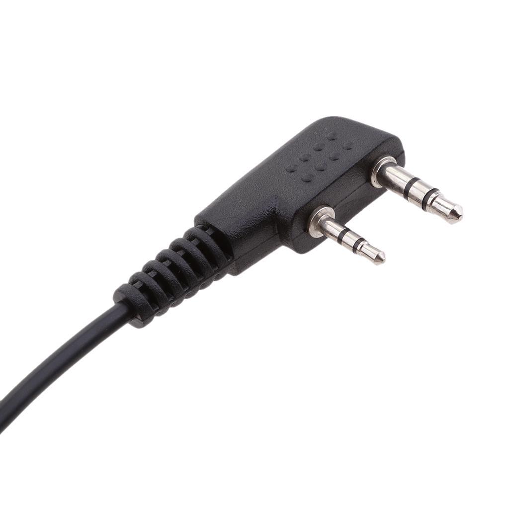 LED Ear-Hook Earpiece Earphone Microphone For Walkie Talkie Two Way Radio