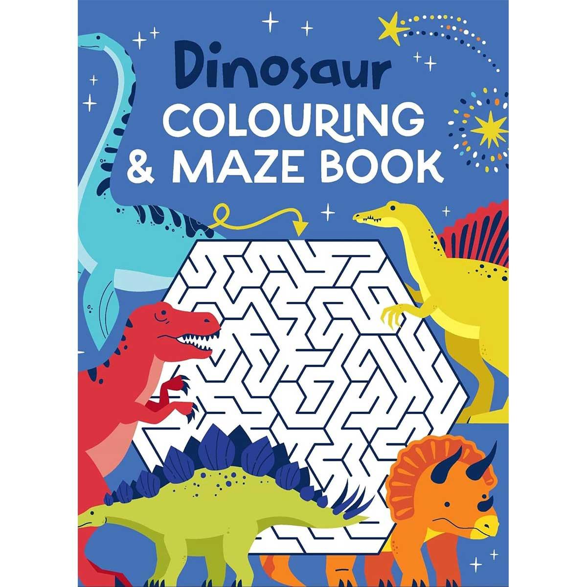 Sách Colouring and Mazes - Dinosaurs