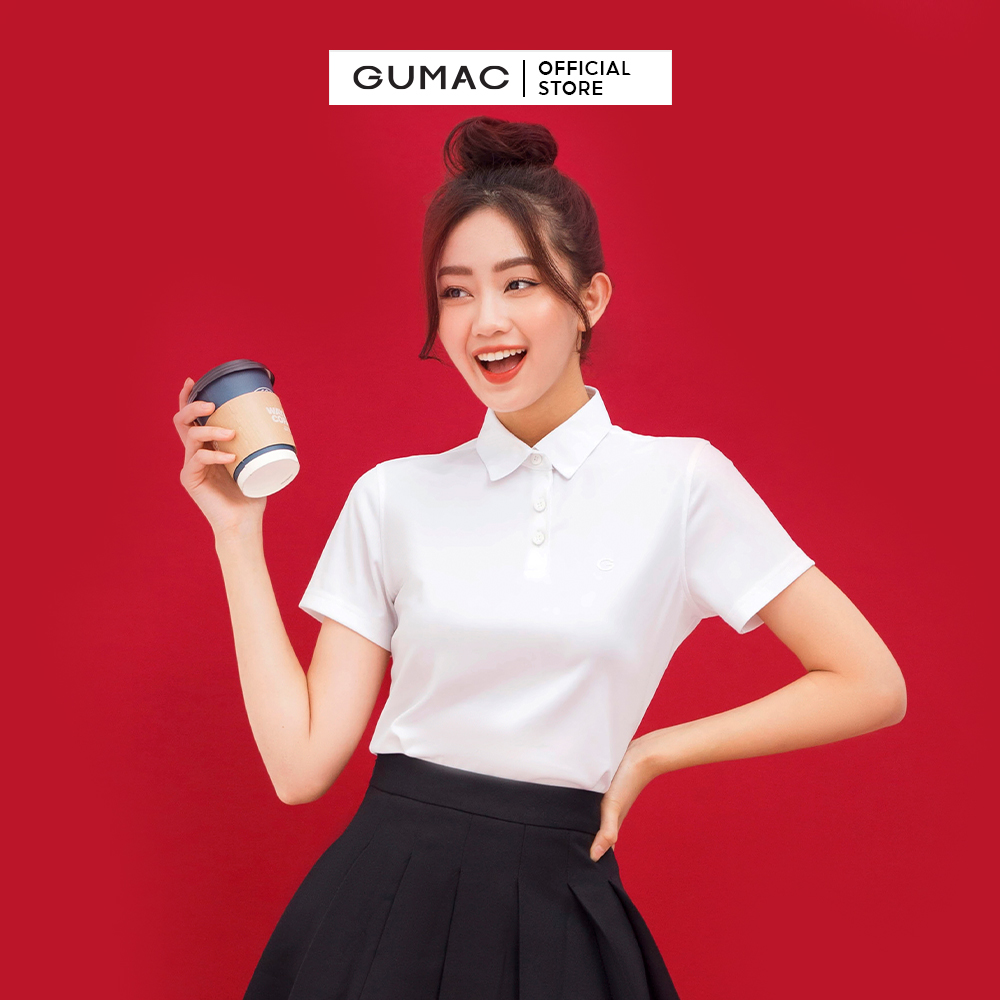 Áo thun nữ GUMAC ATC01004 cơ bản