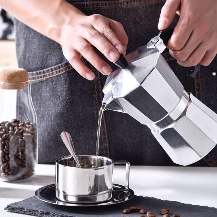 Ấm Pha Cafe Moka Pot kiểu Italia