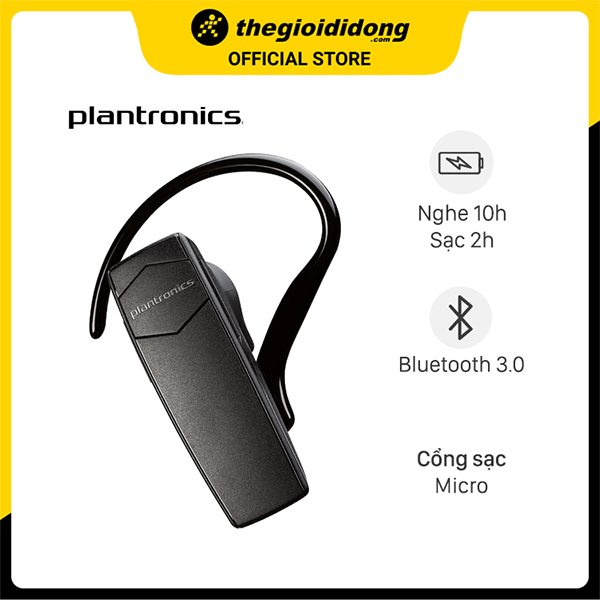 Tai nghe Bluetooth Plantronics Explorer 10 Đen - Hàng Chính Hãng