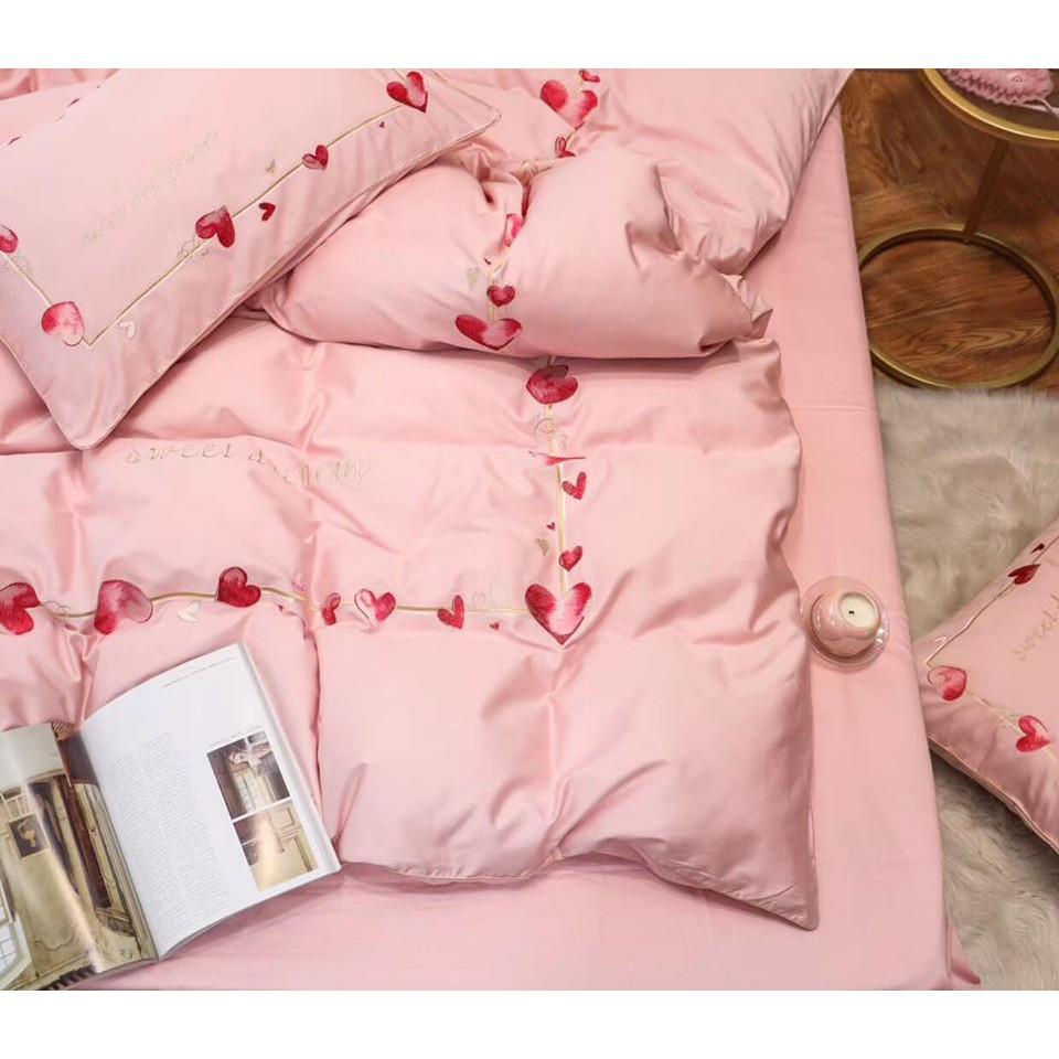 Bộ chăn ga gối SWEET DREAM lụa