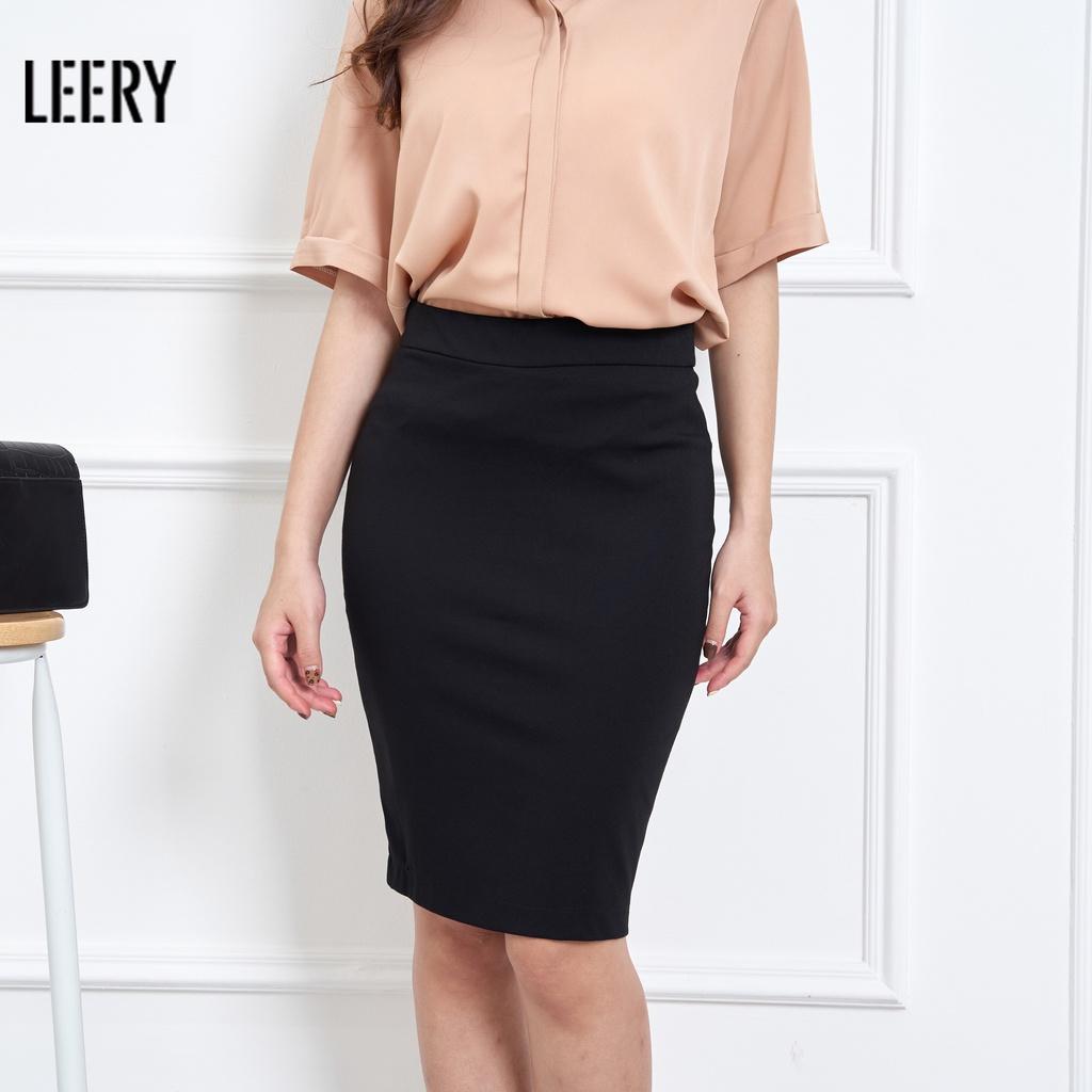 Chân váy bút chì chân váy công sở chất co giãn LEERY CV-01