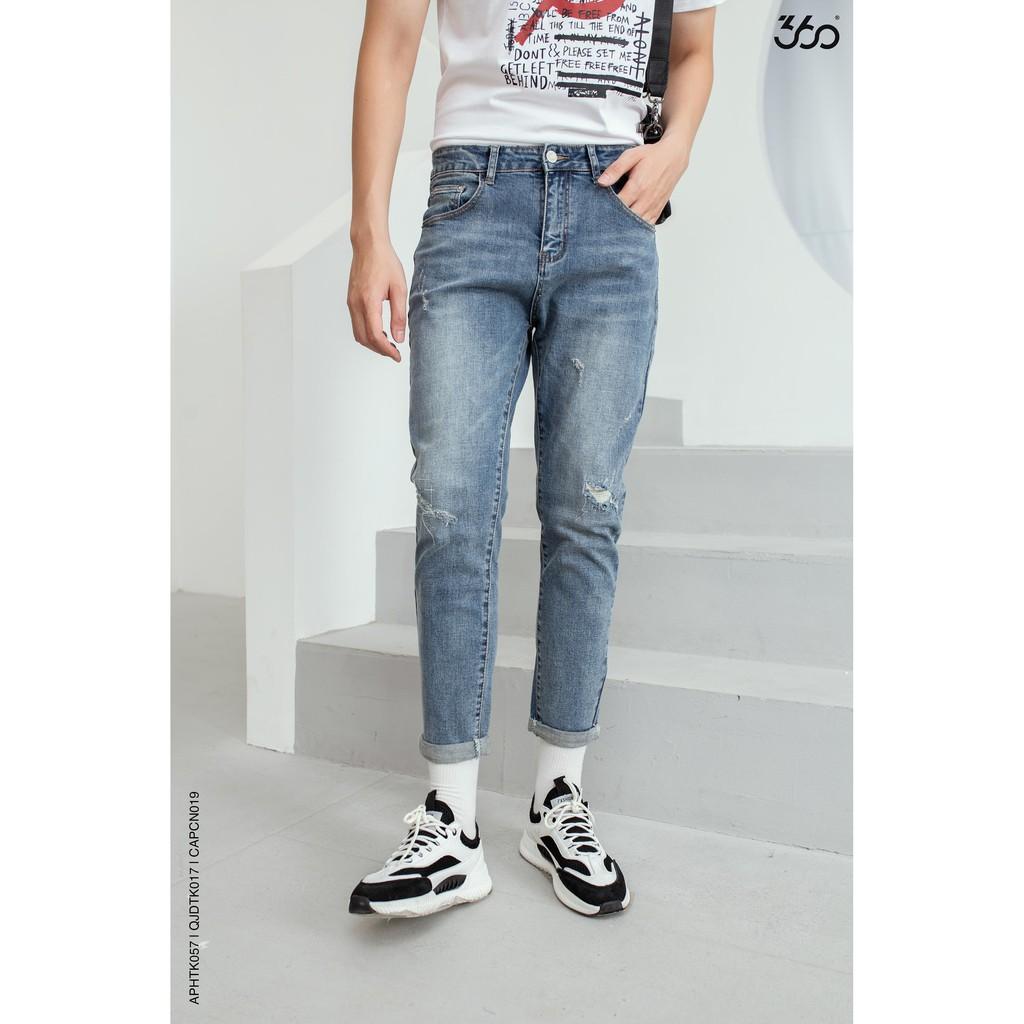 Sale Áo phông nam ngắn tay 360 BOUTIQUE áo thun nam cộc tay in hình - APHTK057 .