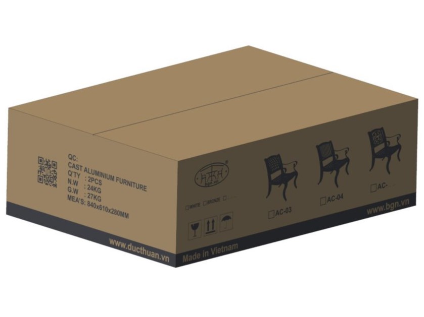 Ghế Nhôm Đúc AC-04-Br