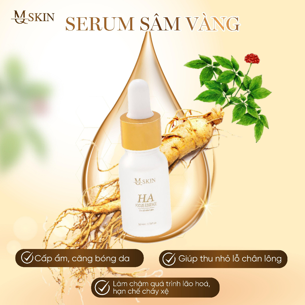  Serum Sâm Vàng MQ Skin 10ml