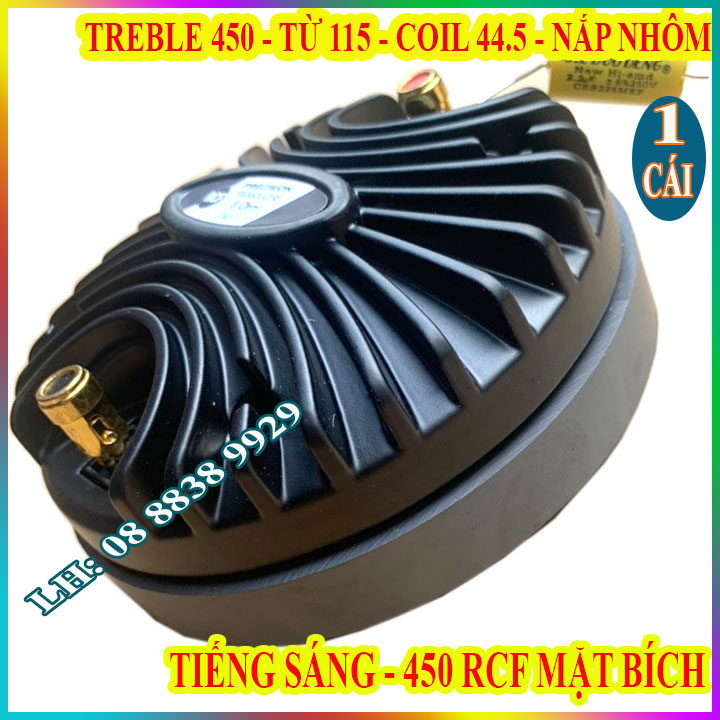 LOA TREBLE KÈN RCF 450 COIL 45 NẮP NHÔM MẶT BÍCH CAO CẤP - GIÁ 1 LOA